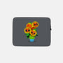 Sunflower Cat-none zippered laptop sleeve-tobefonseca