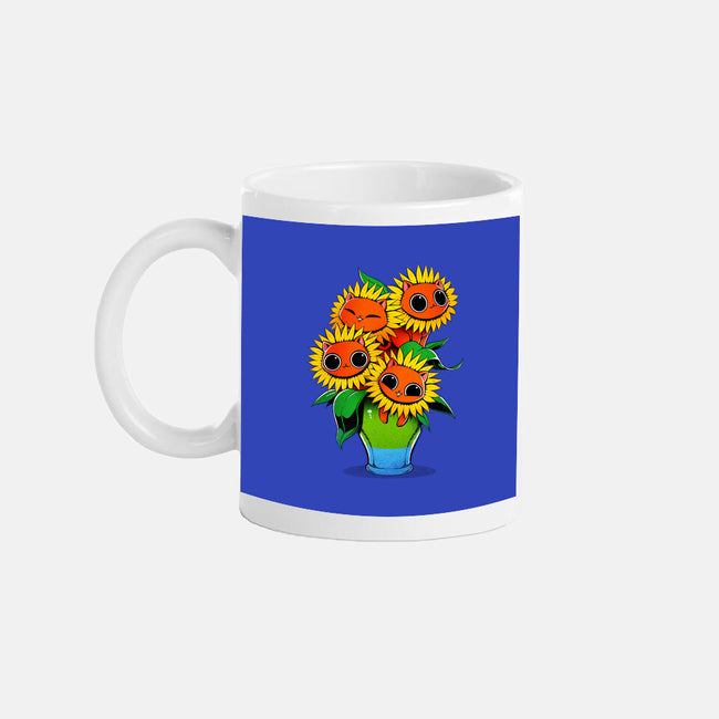 Sunflower Cat-none glossy mug-tobefonseca