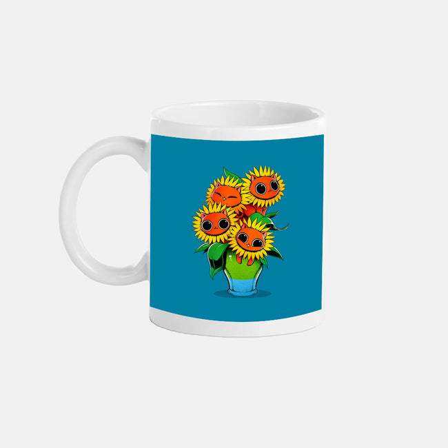 Sunflower Cat-none glossy mug-tobefonseca