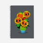 Sunflower Cat-none dot grid notebook-tobefonseca