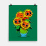 Sunflower Cat-none matte poster-tobefonseca