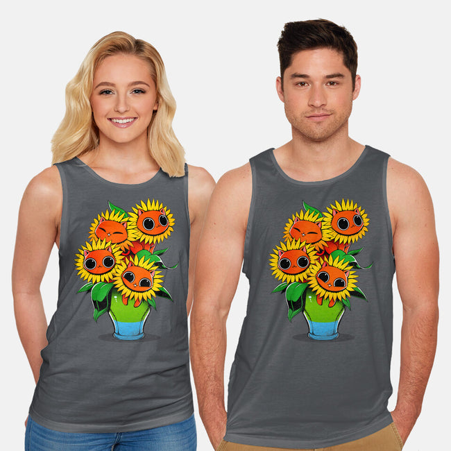 Sunflower Cat-unisex basic tank-tobefonseca