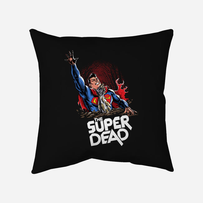 The Super Dead-none removable cover w insert throw pillow-zascanauta