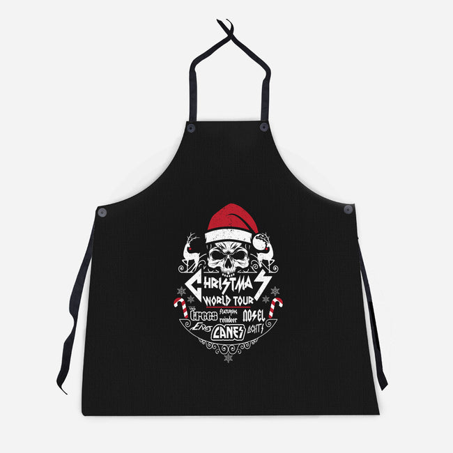 Christmas World Tour-unisex kitchen apron-jrberger