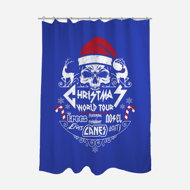 Christmas World Tour-none polyester shower curtain-jrberger