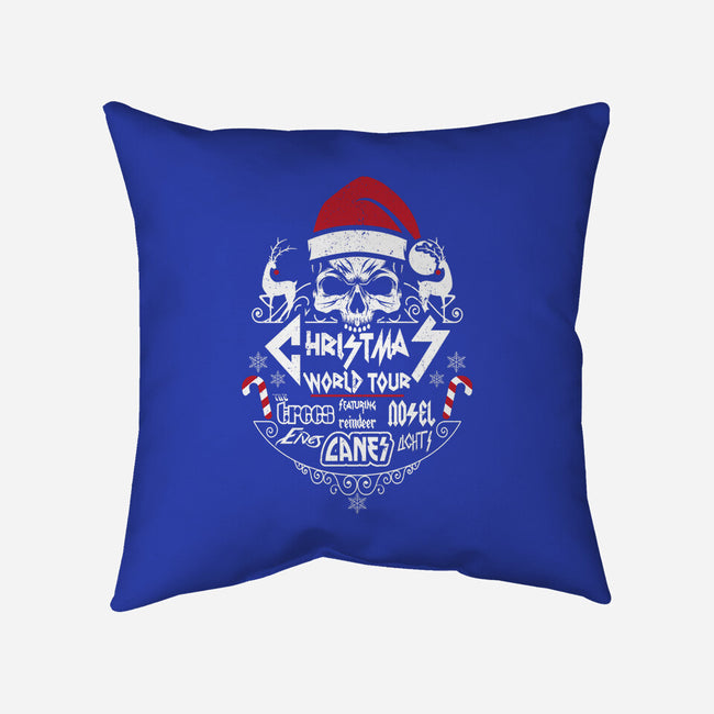 Christmas World Tour-none removable cover w insert throw pillow-jrberger