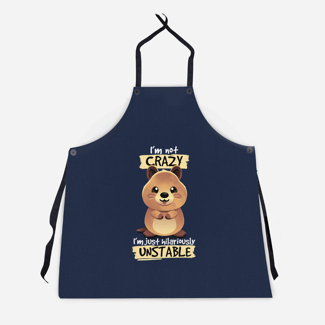 Crazy Quokka-unisex kitchen apron-NemiMakeit