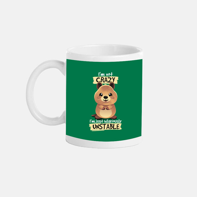 Crazy Quokka-none glossy mug-NemiMakeit