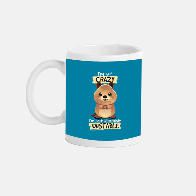 Crazy Quokka-none glossy mug-NemiMakeit