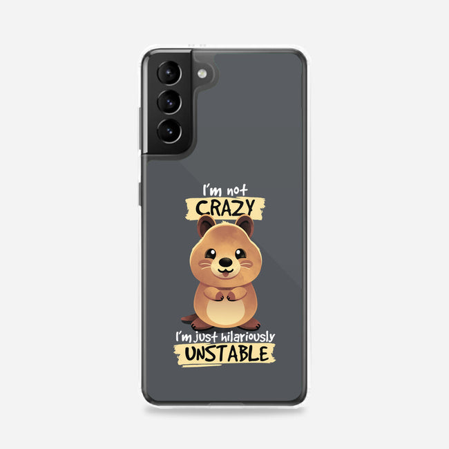 Crazy Quokka-samsung snap phone case-NemiMakeit