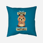 Crazy Quokka-none removable cover throw pillow-NemiMakeit