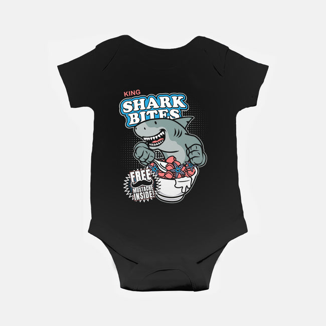 King Shark Bites-baby basic onesie-CoD Designs