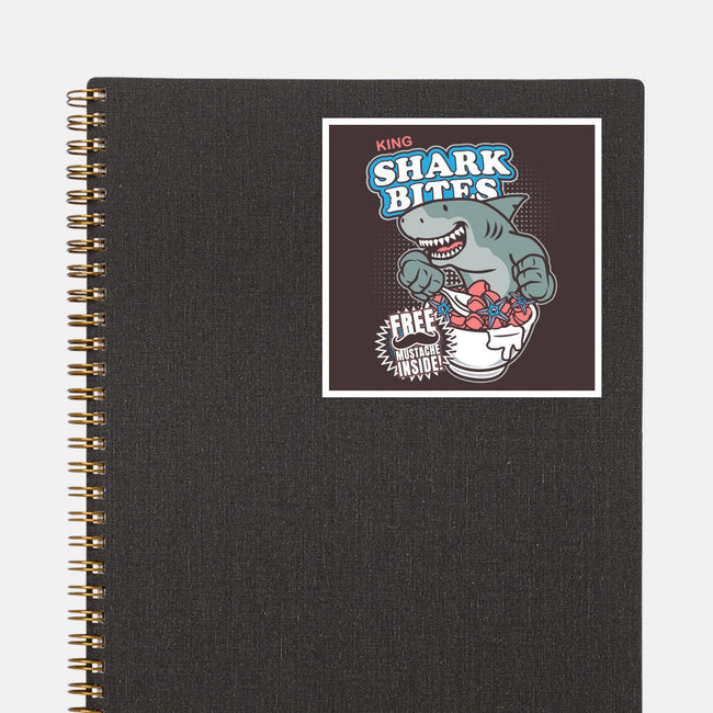 King Shark Bites-none glossy sticker-CoD Designs