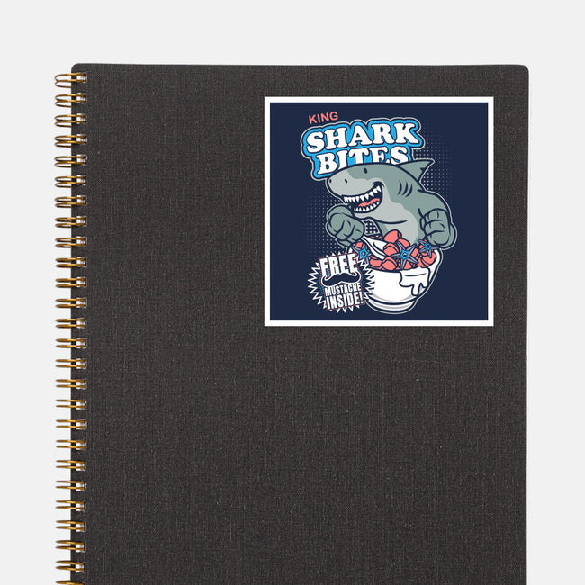 King Shark Bites-none glossy sticker-CoD Designs
