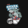King Shark Bites-none stretched canvas-CoD Designs