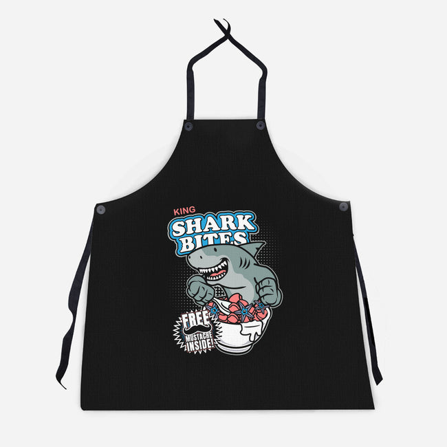 King Shark Bites-unisex kitchen apron-CoD Designs