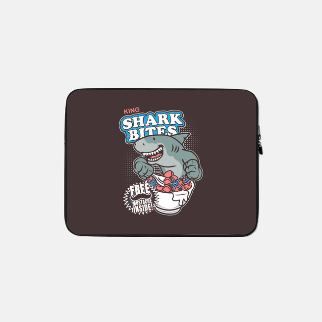 King Shark Bites-none zippered laptop sleeve-CoD Designs