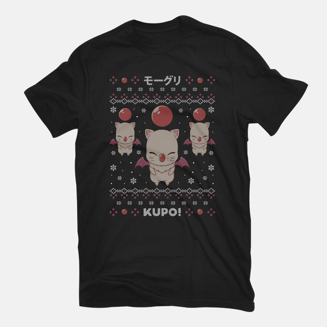 Moogle Christmas-youth basic tee-Alundrart