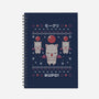 Moogle Christmas-none dot grid notebook-Alundrart