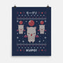 Moogle Christmas-none matte poster-Alundrart