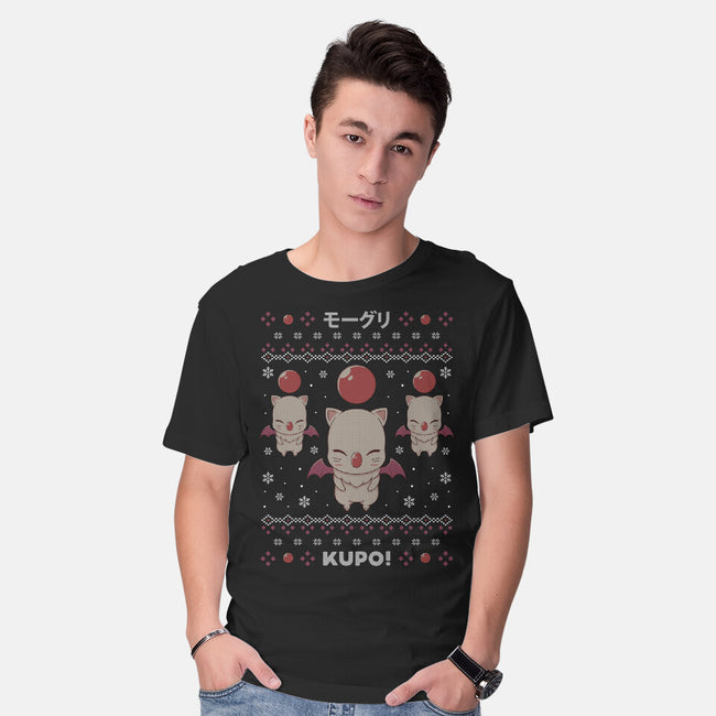 Moogle Christmas-mens basic tee-Alundrart