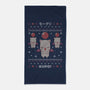 Moogle Christmas-none beach towel-Alundrart