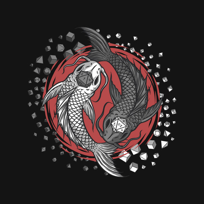 Dice Fish-unisex kitchen apron-ShirtGoblin