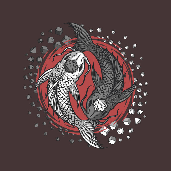Dice Fish-none memory foam bath mat-ShirtGoblin