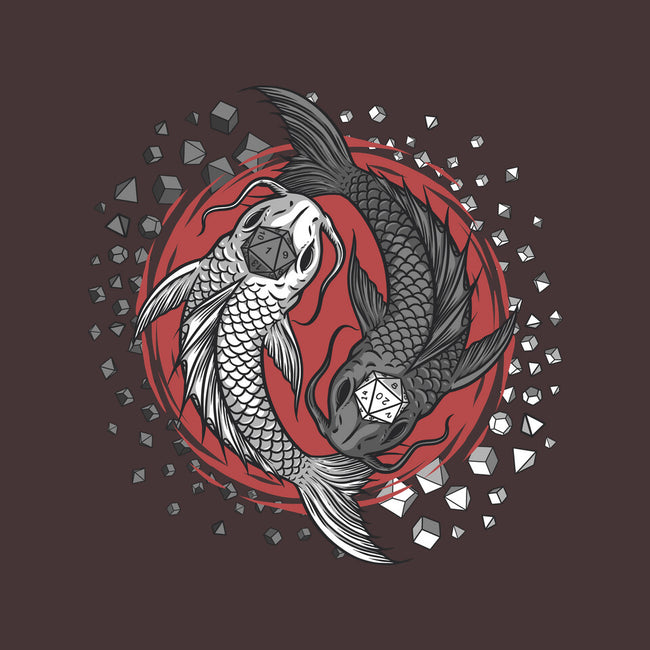 Dice Fish-unisex kitchen apron-ShirtGoblin