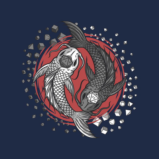 Dice Fish-none polyester shower curtain-ShirtGoblin