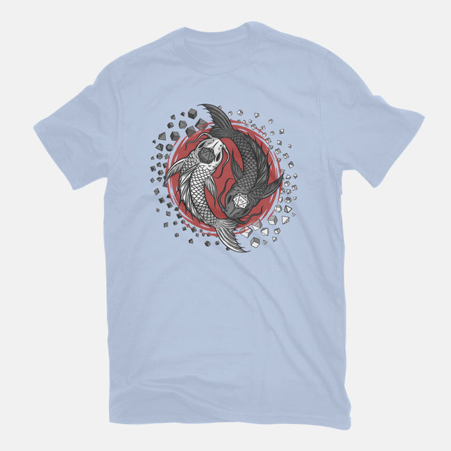 Dice Fish-womens basic tee-ShirtGoblin