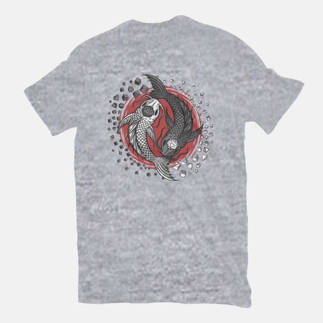 Dice Fish-womens basic tee-ShirtGoblin
