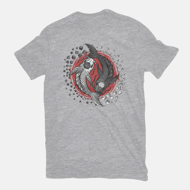 Dice Fish-unisex basic tee-ShirtGoblin