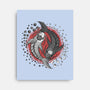 Dice Fish-none stretched canvas-ShirtGoblin