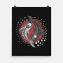 Dice Fish-none matte poster-ShirtGoblin