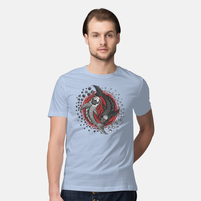 Dice Fish-mens premium tee-ShirtGoblin