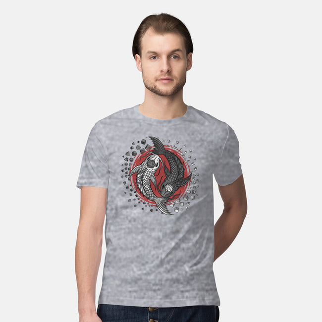 Dice Fish-mens premium tee-ShirtGoblin