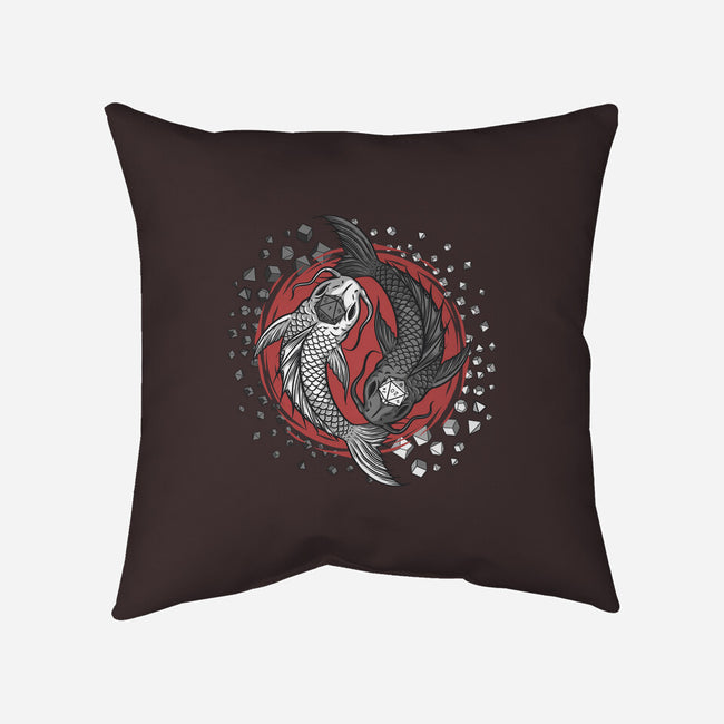 Dice Fish-none removable cover w insert throw pillow-ShirtGoblin