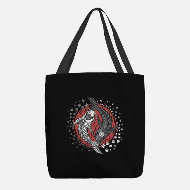 Dice Fish-none basic tote-ShirtGoblin