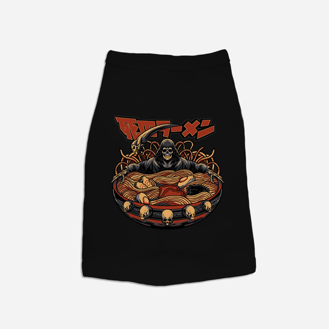 Ramen Of Death-dog basic pet tank-AmielLarazo