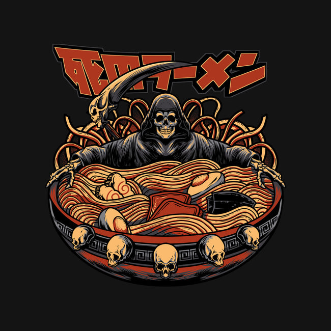 Ramen Of Death-none removable cover w insert throw pillow-AmielLarazo