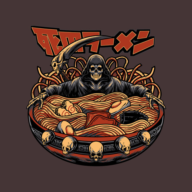 Ramen Of Death-none removable cover w insert throw pillow-AmielLarazo