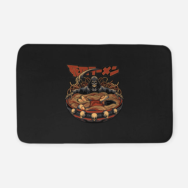 Ramen Of Death-none memory foam bath mat-AmielLarazo