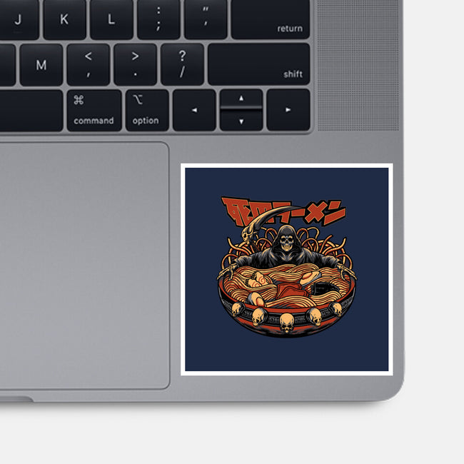 Ramen Of Death-none glossy sticker-AmielLarazo