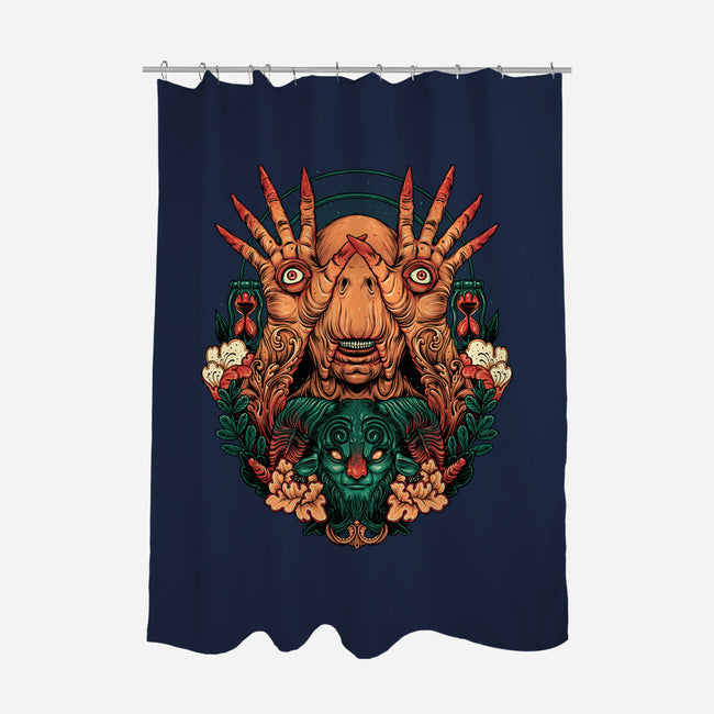 These Eyes Can See-none polyester shower curtain-glitchygorilla