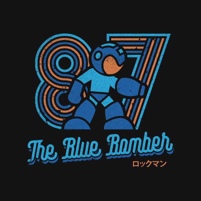 The Blue Bomber-none fleece blanket-Logozaste