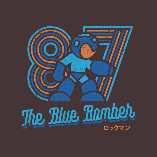The Blue Bomber-none polyester shower curtain-Logozaste