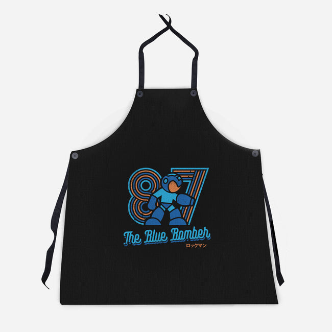 The Blue Bomber-unisex kitchen apron-Logozaste