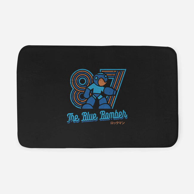 The Blue Bomber-none memory foam bath mat-Logozaste