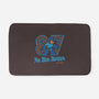 The Blue Bomber-none memory foam bath mat-Logozaste